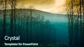  Presentation with rain - Presentation enhanced with winter rain - autumn sunset background and a navy blue colored foreground