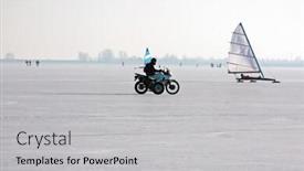  Presentation with scenery - Cool new presentation with winter scenery on the gouwzee in the netherlands backdrop and a light gray colored foreground