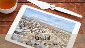  Presentation with rocky mountains - Cool new PPT layouts with winter scenery with fresh snow backdrop and a coral colored foreground