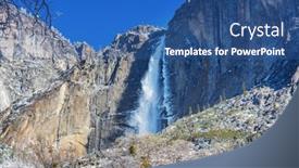  Presentation with yosemite - Beautiful PPT layouts featuring winter-season-in-yosemite-national backdrop and a ocean colored foreground