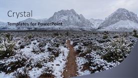  Presentation with las vegas nevada - Presentation theme having winter-snow-and-gloomy-clouds background and a light blue colored foreground