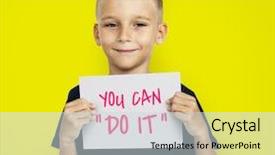  Presentation with winter sports - Slide set featuring winter snow sun and fun background and a sky blue colored foreground