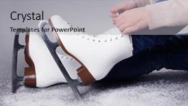  Presentation with winter sports - PPT theme having temple university - divorced palace bridge during the background and a  colored foreground.