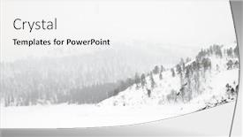  Presentation with europe - Presentation consisting of winter-stormy-landscape-over-lofoten background and a white colored foreground