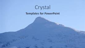  Presentation with europe - Presentation theme with winter-stormy-landscape-over-lofoten background and a light blue colored foreground