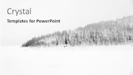  Presentation with europe - Theme consisting of winter-stormy-landscape-over-lofoten background and a white colored foreground