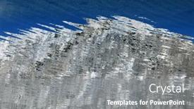  Presentation with europe - Presentation design having winter-stormy-landscape-over-lofoten background and a gray colored foreground