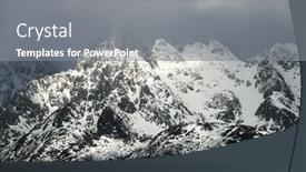  Presentation with europe - Slide deck enhanced with winter-stormy-landscape-over-lofoten background and a gray colored foreground