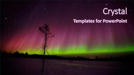  Presentation with finland - Slide deck having polaris - beautiful northern lights in lapland background and a  colored foreground