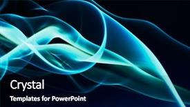  Presentation with abstract swirl - Cool new presentation theme with energy abstract background backdrop and a black colored foreground