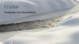  Presentation with winter river - 