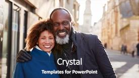  Presentation with walking together - Amazing theme having winter tourism - portrait of mature couple walking backdrop and a dark gray colored foreground