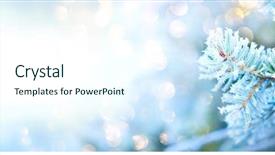  Presentation with design christmas holiday - Beautiful PPT theme featuring winter tree holiday snow background backdrop and a cool aqua colored foreground