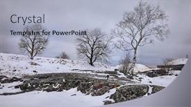  Presentation with finland - Slides consisting of winter trees in cloudy weather suomelinna finland background and a light blue colored foreground