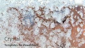  Presentation with blizzard - Slides enhanced with winter-weather-concept-window-glass background and a light gray colored foreground