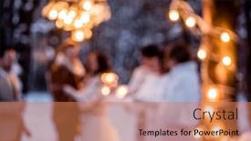  Presentation with bride - Theme enhanced with winter-wedding-nice-bride background and a coral colored foreground
