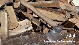  Presentation with snow - PPT theme having winter-will-be-even background and a tawny brown colored foreground