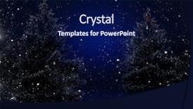  Presentation with winter blue - Amazing presentation design having winter wonderland - blue christmas background with christmas backdrop and a navy blue colored foreground