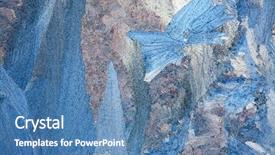  Presentation with oil and natural gas industry - Slides with wintersnowflake - frosty natural pattern on winter background and a  colored foreground