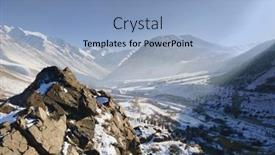  Presentation with winter landscape winter tree - 