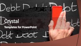  Presentation with passed away - Amazing presentation theme having wiping debts away backdrop and a dark gray colored foreground