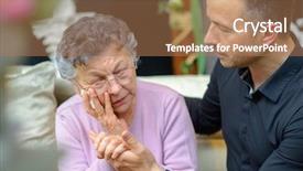  Presentation with tears - Cool new presentation theme with wiping the tears backdrop and a coral colored foreground