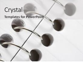 Wire In Spiral Bound Notebook PPT template 39 | CrystalGraphics