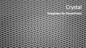  Presentation with texture - PPT layouts consisting of wire mesh - metal grid - texture background and a gray colored foreground