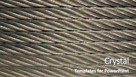  Presentation with steel construction - Presentation theme enhanced with  background and a  colored foreground