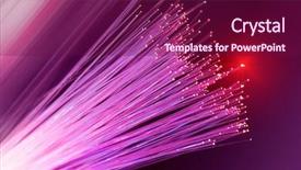  Presentation with transfer - Cool new slide set with wire transfer - fiber optics lights abstract background backdrop and a violet colored foreground