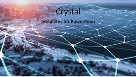  Presentation with wireless communication - Slides having wireless communication and networking background and a teal colored foreground