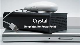  Presentation with laptop wireless - Presentation theme with wireless computing - laptop mouse and an external background and a  colored foreground