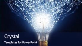  Presentation with power media - Audience pleasing presentation theme consisting of wireless connection concept mixed media backdrop and a navy blue colored foreground