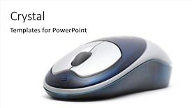 Presentation with optical - Amazing PPT theme having wireless optical mouse macro over white relatively shallow depth of field backdrop and a white colored foreground