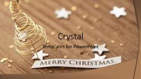  Presentation with star field - Presentation theme enhanced with wires and star glitter focus background and a coral colored foreground