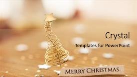  Presentation with star field - Colorful PPT theme enhanced with wires and star glitter focus backdrop and a coral colored foreground