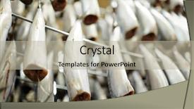  Presentation with further - Presentation theme featuring wires ready for further processing background and a mint green colored foreground