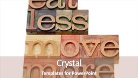  Presentation with wisdom - PPT theme enhanced with wisdom for healthy living background and a coral colored foreground