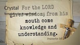  Presentation with top 150 - Slide deck consisting of wisdom for the lord background and a mint green colored foreground