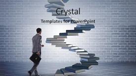  Presentation with career career progression and promotion - Beautiful slide deck featuring wise investments - career progression through investment backdrop and a  colored foreground