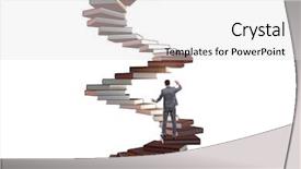  Presentation with investment - Amazing presentation theme having wise investments - career progression through investment backdrop and a  colored foreground