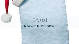  Presentation with scroll paper - Amazing PPT theme having wish-list-paper-scroll backdrop and a sky blue colored foreground