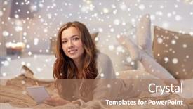  Presentation with happy holidays - Audience pleasing PPT layouts consisting of wishlist - christmas winter holidays and people backdrop and a  colored foreground