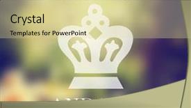  Presentation with keep calm - Colorful presentation enhanced with with text keep calm backdrop and a blonde colored foreground