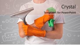  Presentation with blue orange - Slide set enhanced with without head with grey background and a coral colored foreground