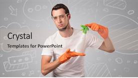  Presentation with blue orange - Slide deck enhanced with without head with grey background and a lemonade colored foreground