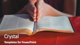  Presentation with black woman praying - Cool new slides with witnesses god - woman praying with her bible backdrop and a tawny brown colored foreground