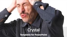  Presentation with grey black white brick - PPT theme consisting of archer with bow drawn and point at the camera note shallow depth of field background and a tawny brown colored foreground