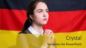  Presentation with calm - Slide set enhanced with woe - portrait of a beautiful calm background and a  colored foreground