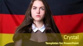  Presentation with calm - Cool new PPT theme with woe - portrait of a beautiful calm backdrop and a  colored foreground